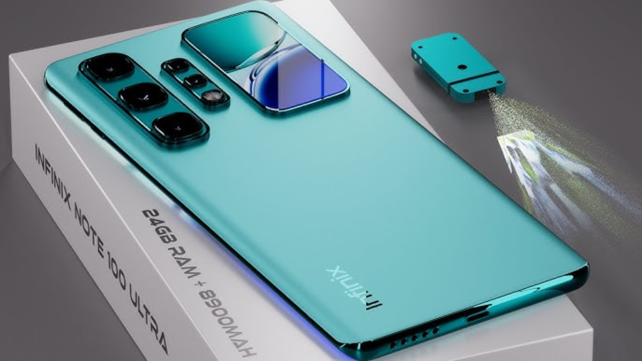 दुनिया का पहला प्रोजेक्टर फोन: Infinix Note 100 Ultra 24GB RAM 256GB स्टोरेज के साथ